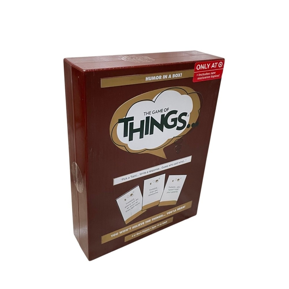 The Game of Things Board Game PlayMonster Target Exclusive New Sealed Humor Box